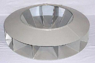 first example of a blower wheel
